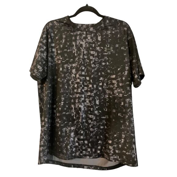 Under Armour Men's Black/ Gray UA Tech™ Graphic Short Sleeve Shirt | Size Large - Picture 2 of 9